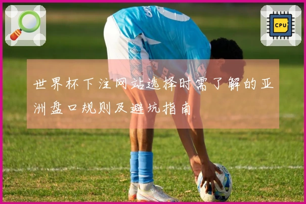 世界杯下注网站选择时需了解的亚洲盘口规则及避坑指南