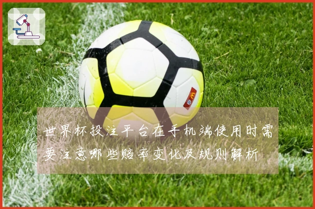 世界杯投注平台在手机端使用时需要注意哪些赔率变化及规则解析